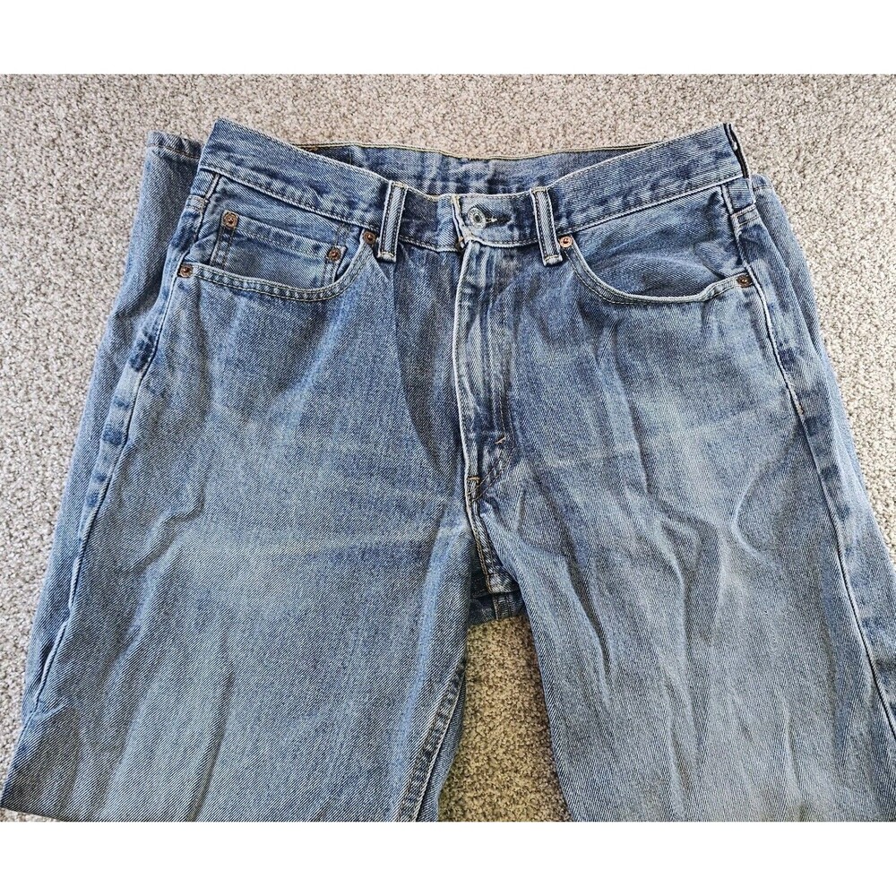 Levis Jeans Mens 33 x 30 550 Blue Relaxed Fit 90s Modern Style